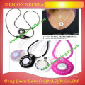 man-use baby teething silicone necklace chew for baby